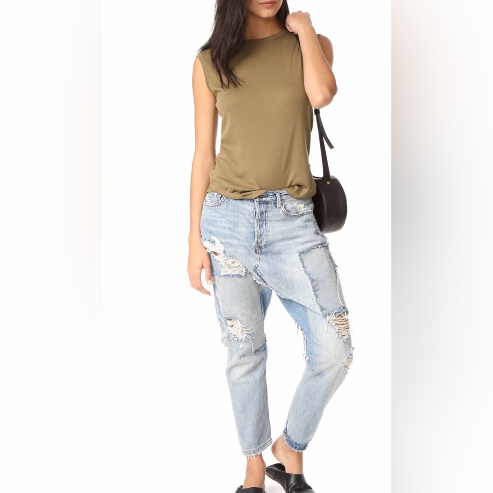 Free People Blazing Summer Harem Jeans Size 26
